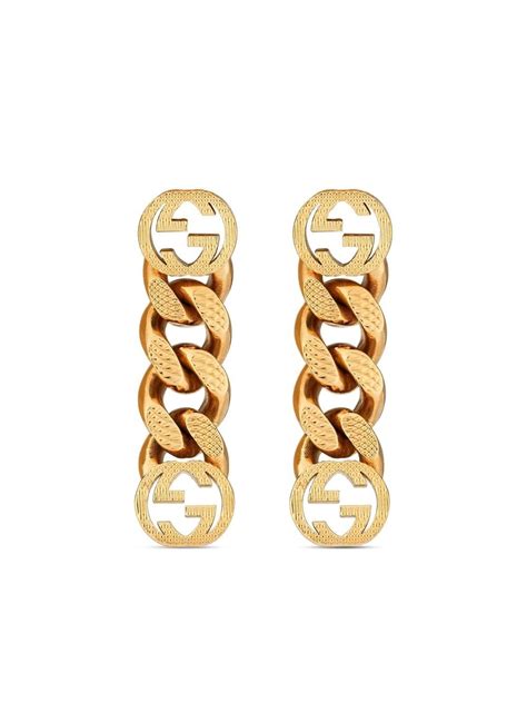 gucci earrings red|gucci interlocking earrings.